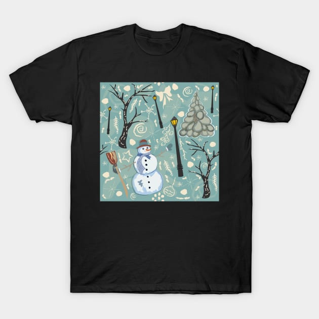 Snowman T-Shirt by Creative Meadows